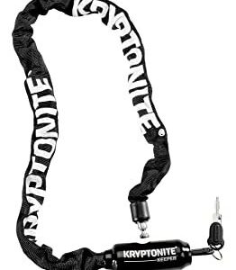 KRYPTONITE Zapięcie łańcuchowe KEEPER 411 na klucz black 0,4cm x 110cm