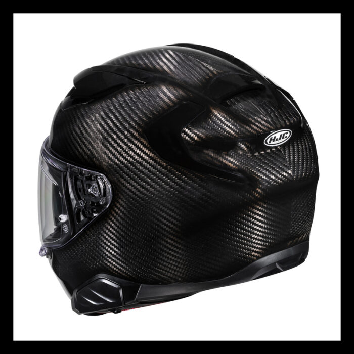 HJC Kask F71 Solid Carbon Black - obrazek 3