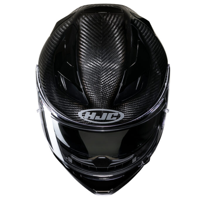 HJC Kask F71 Solid Carbon Black - obrazek 4