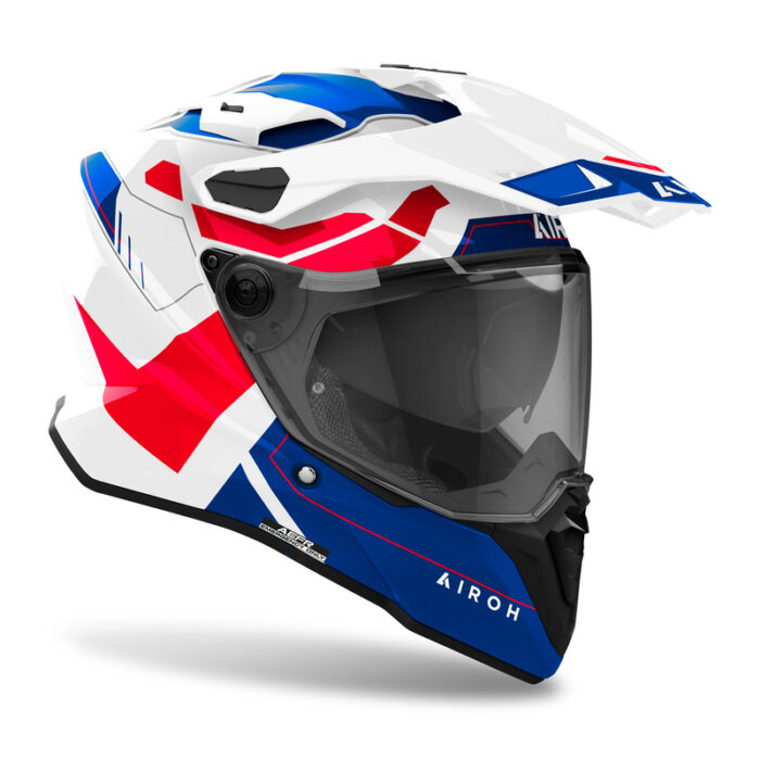 Airoh Kask COMMANDER 2 REVEAL Blue/Red gloss - obrazek 2