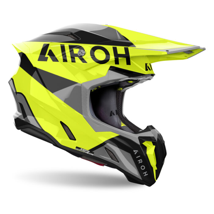 Airoh Kask TWIST 3 KING Yellow Gloss - obrazek 2
