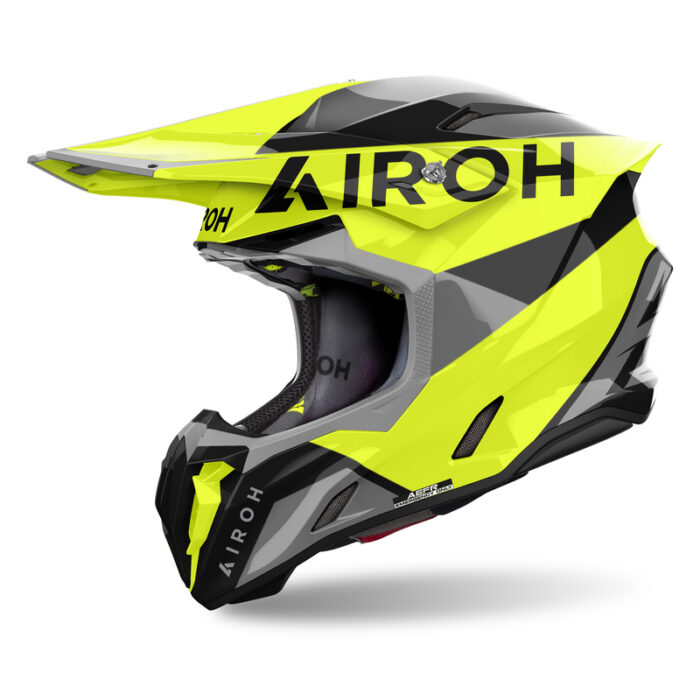 Airoh Kask TWIST 3 KING Yellow Gloss
