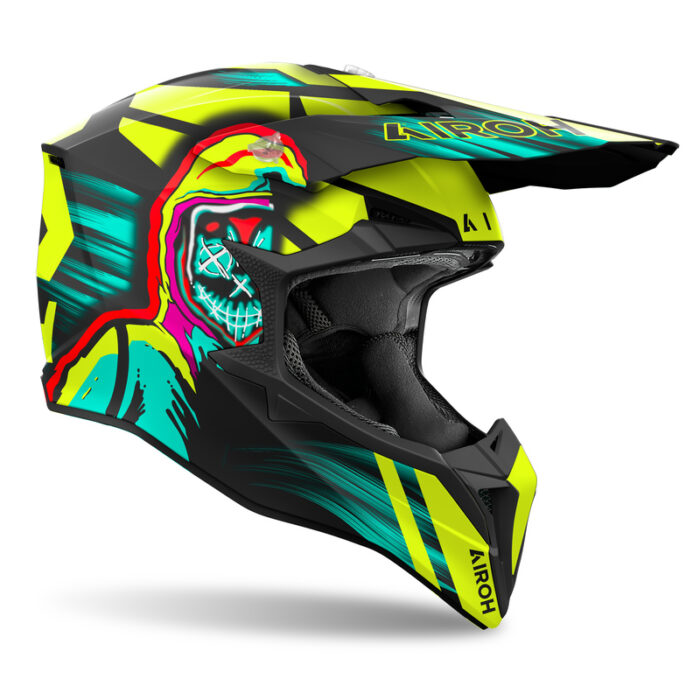 Airoh Kask WRAAAP CYBER Yellow Matt - obrazek 2