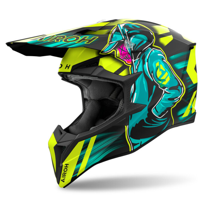 Airoh Kask WRAAAP CYBER Yellow Matt