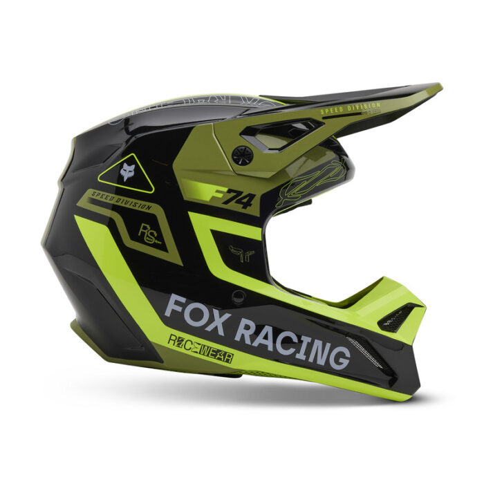 FOX Kask V1 RACE SPEC PALE Green