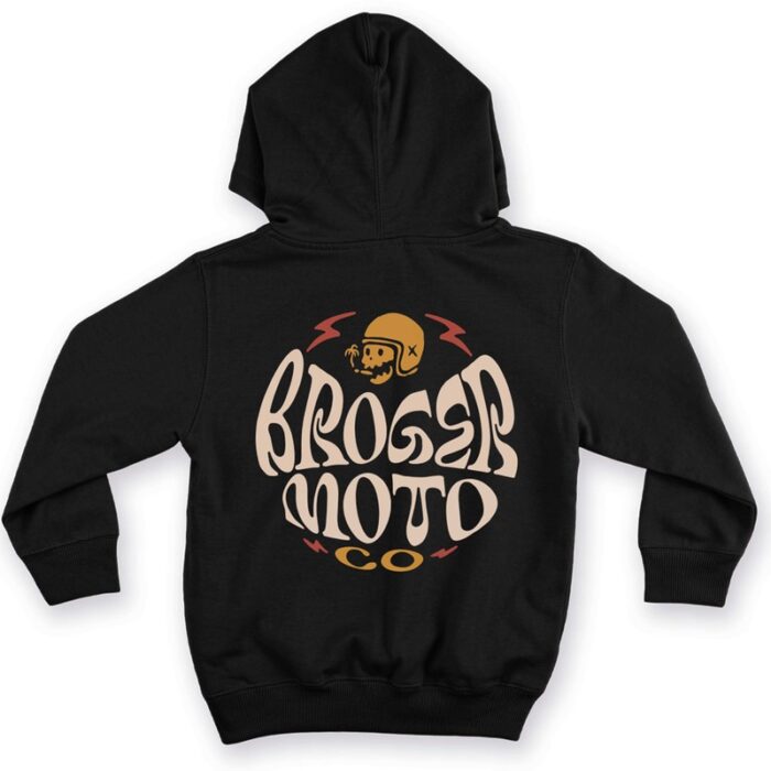 BROGER Bluza z kapturem MOTO Black - obrazek 2