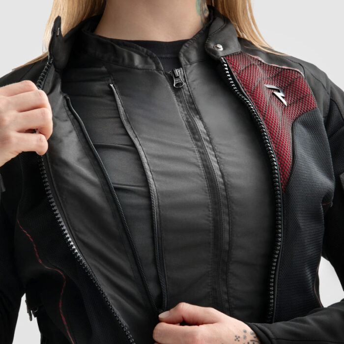 Rebelhorn Kurtka JAX LADY Black/Red - obrazek 5