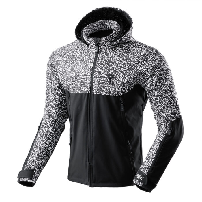 Rebelhorn Kurtka SLASH NORIAKI Black/White Softshell