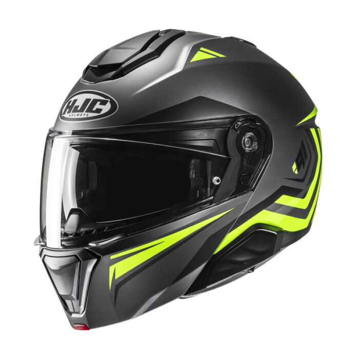 HJC Kask I91 TRICUS Black/Yellow