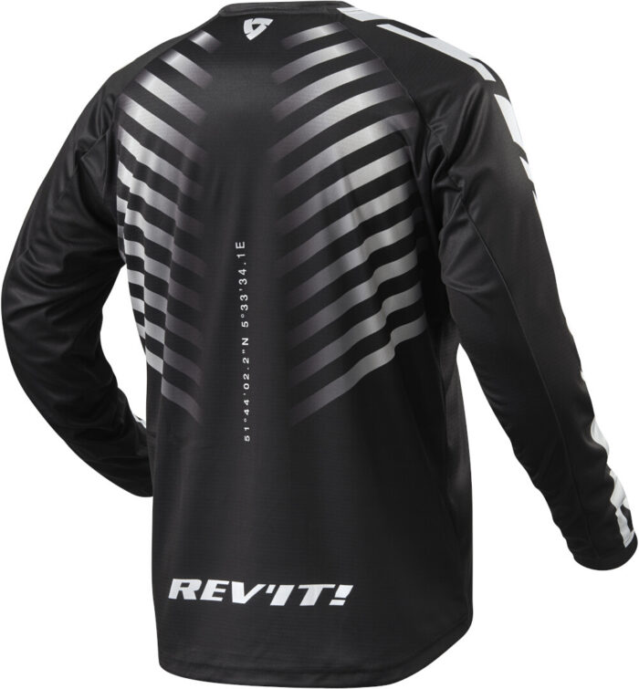 Revit Bluza JERSEY ROUGH Black/White - obrazek 2
