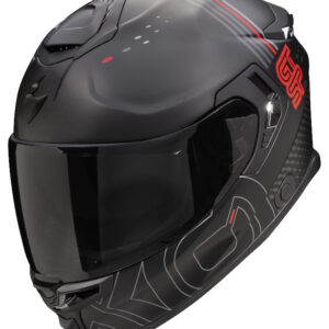 SCORPION Kask EXO-GT SP AIR TECHLANE Matt Black/Grey/Red