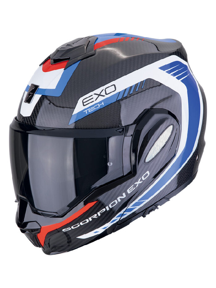 SCORPION Kask EXO-TECH EVO CARBON COSY Black/Blue/Red