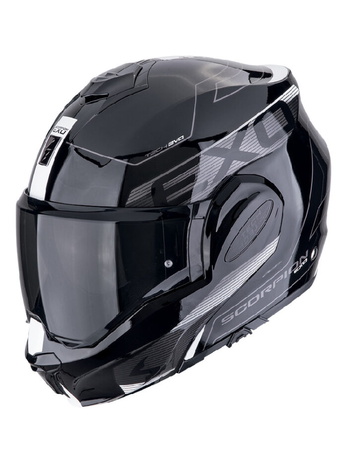 SCORPION Kask EXO-TECH EVO TRAVELLER Black/White