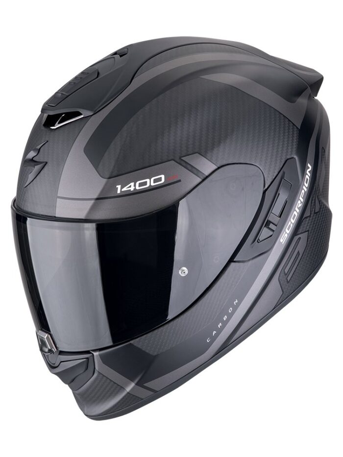 SCORPION Kask EXO-1400 EVO AIR II CARBON ENKO Matt Black/Silver
