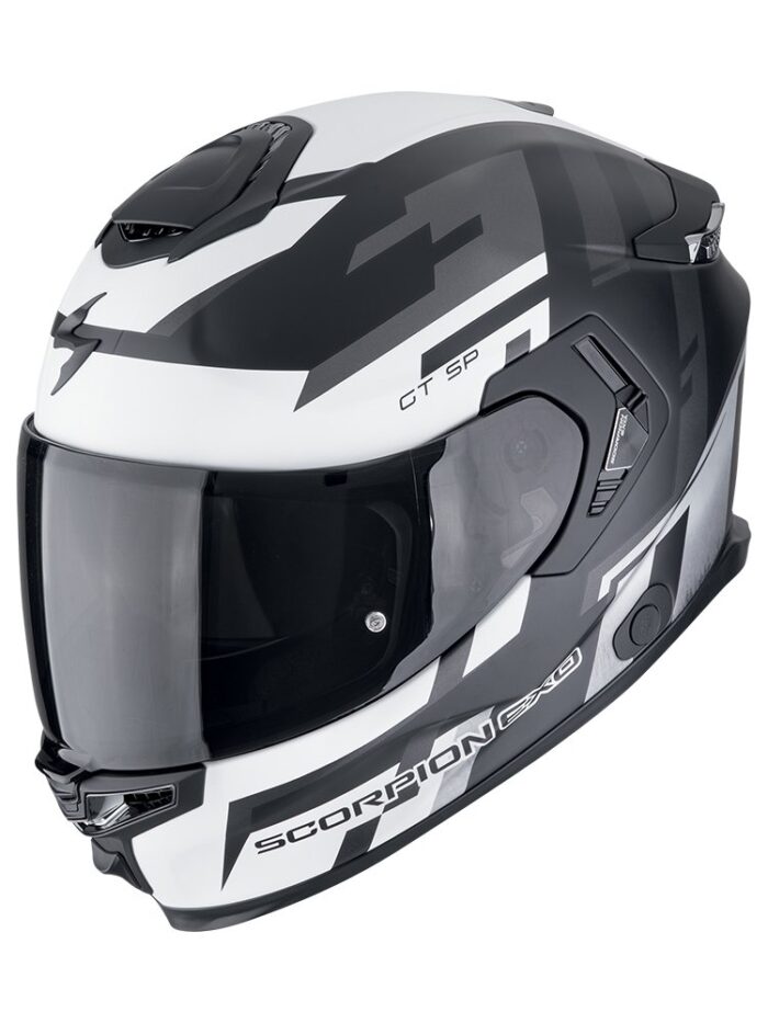 SCORPION Kask EXO-GT SP AIR TORNADO Matt Black/Silver