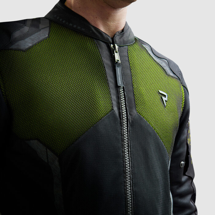 Rebelhorn Kurtka JAX Black/Fluo Yellow - obrazek 4