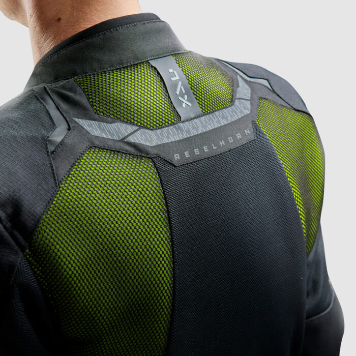 Rebelhorn Kurtka JAX Black/Fluo Yellow - obrazek 5