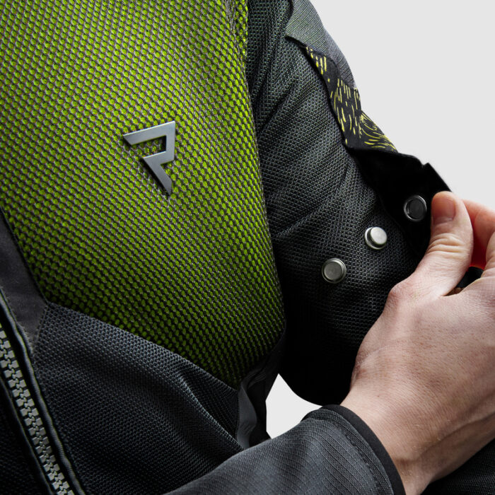Rebelhorn Kurtka JAX Black/Fluo Yellow - obrazek 9