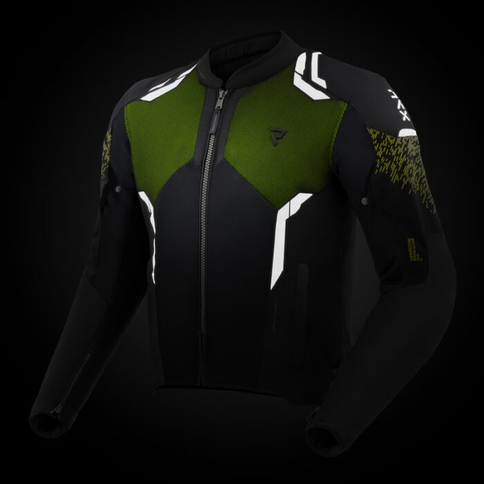 Rebelhorn Kurtka JAX Black/Fluo Yellow - obrazek 10