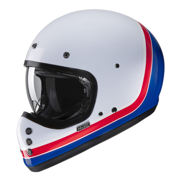 KASK HJC V60 SCOBY WHITE/RED/BLUE - obrazek 3