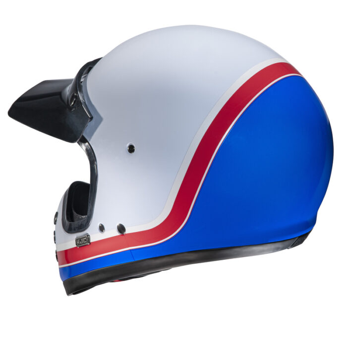 KASK HJC V60 SCOBY WHITE/RED/BLUE - obrazek 4