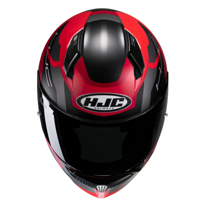 KASK HJC C10 TINS BLACK/RED - obrazek 2