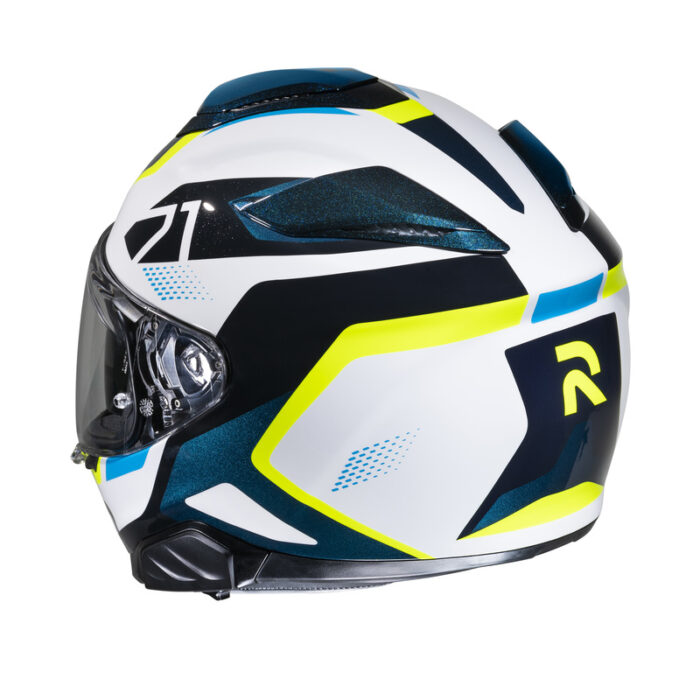 KASK HJC RPHA71 HAPEL BLUE/YELLOW - obrazek 5