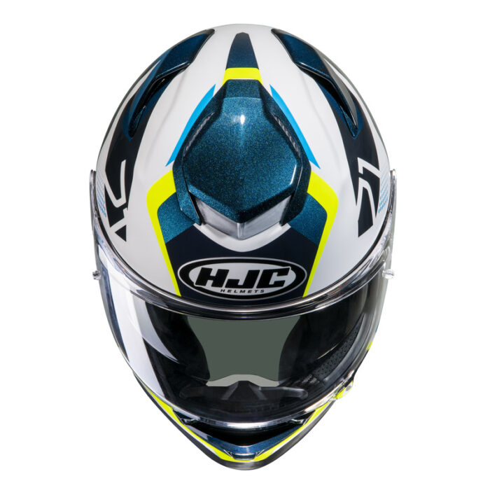 KASK HJC RPHA71 HAPEL BLUE/YELLOW - obrazek 2