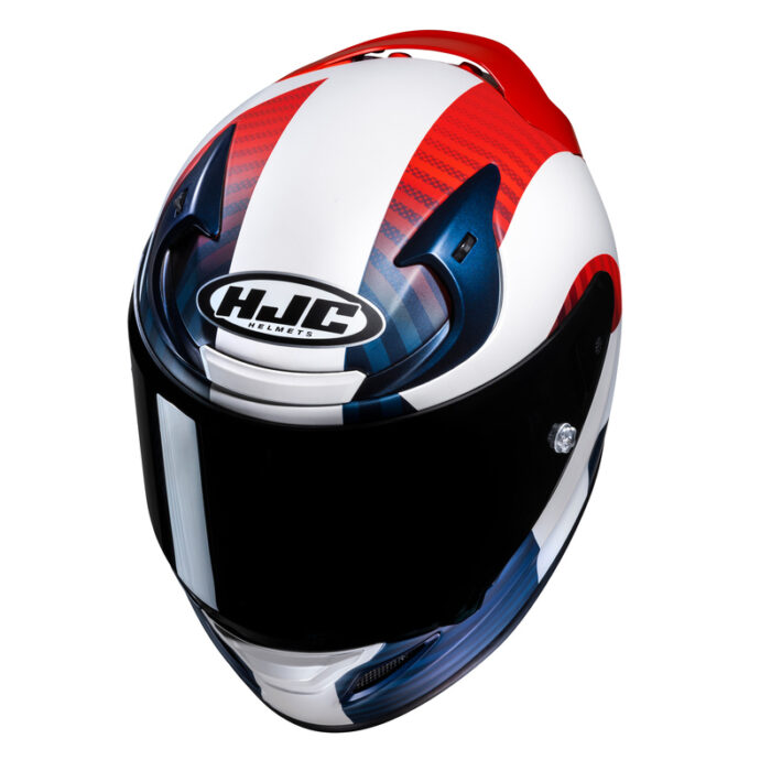 KASK HJC RPHA12 OTTIN WHITE/RED - obrazek 2