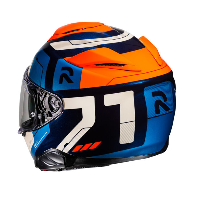 KASK HJC RPHA71 COZAD BLUE/RED - obrazek 3
