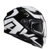 KASK HJC F71 BARD BLACK/WHITE - obrazek 2