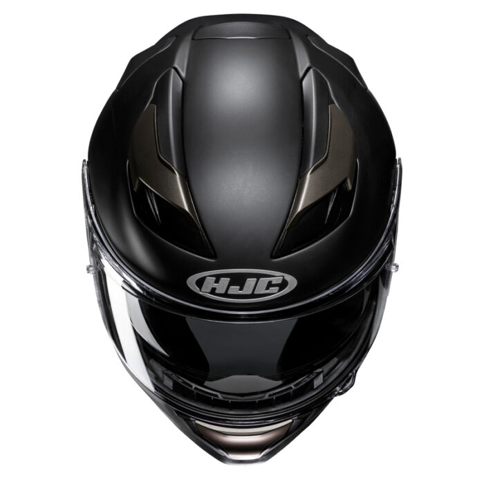 KASK HJC F71 SOLID SEMI FLAT BLACK TITANIUM - obrazek 2