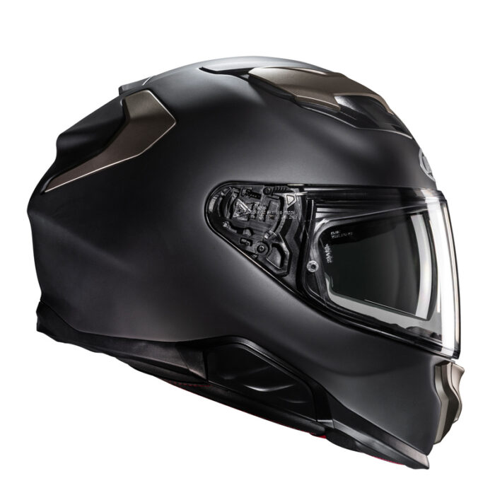 KASK HJC F71 SOLID SEMI FLAT BLACK TITANIUM - obrazek 3