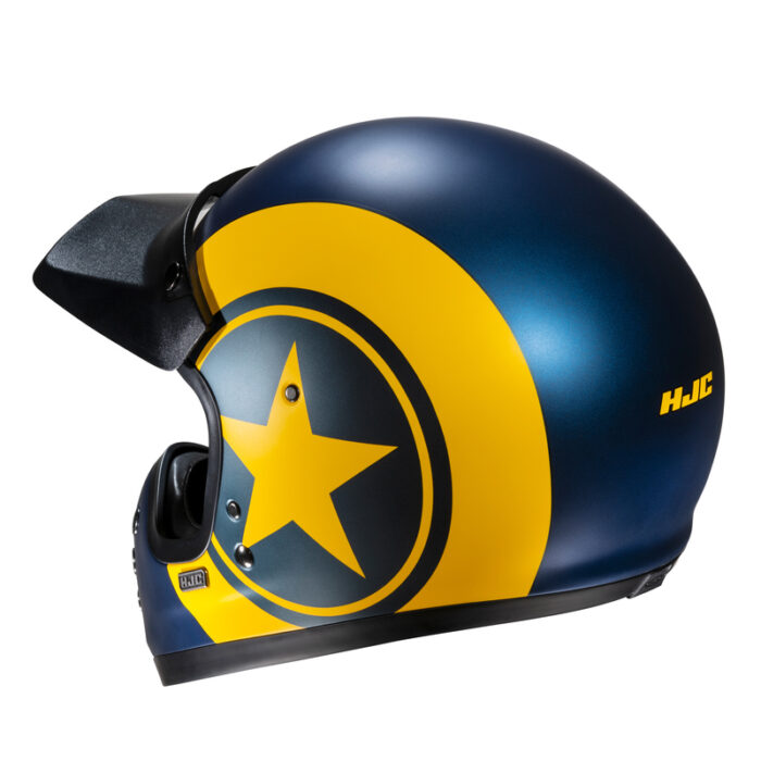 KASK HJC V60 NYX BLUE/YELLOW - obrazek 6
