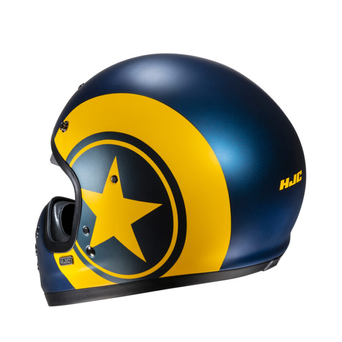 KASK HJC V60 NYX BLUE/YELLOW - obrazek 7
