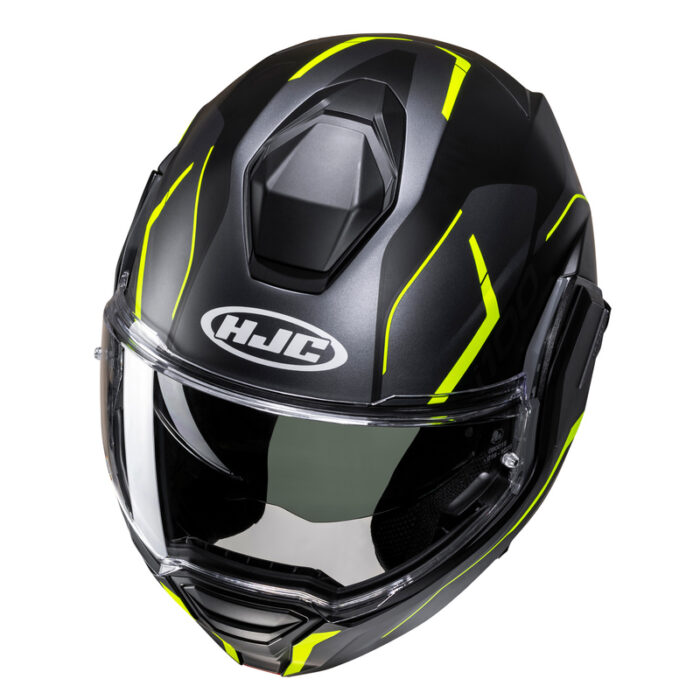KASK HJC I100 LORIX BLACK/YELLOW - obrazek 2
