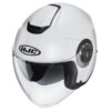 KASK HJC I40N SOLID SEMI FLAT PEARL WHITE - obrazek 2