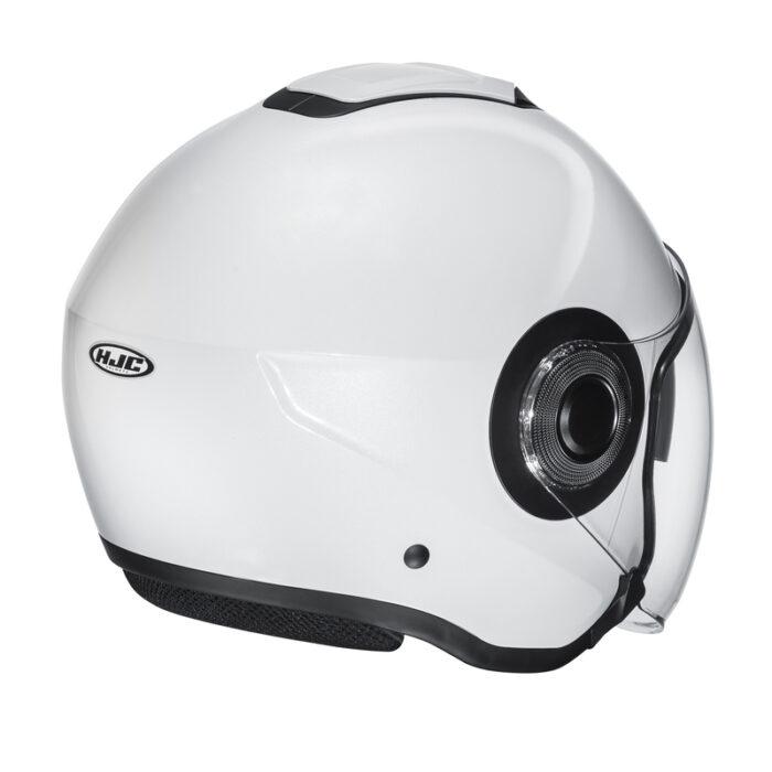 KASK HJC I40N SOLID SEMI FLAT PEARL WHITE - obrazek 4