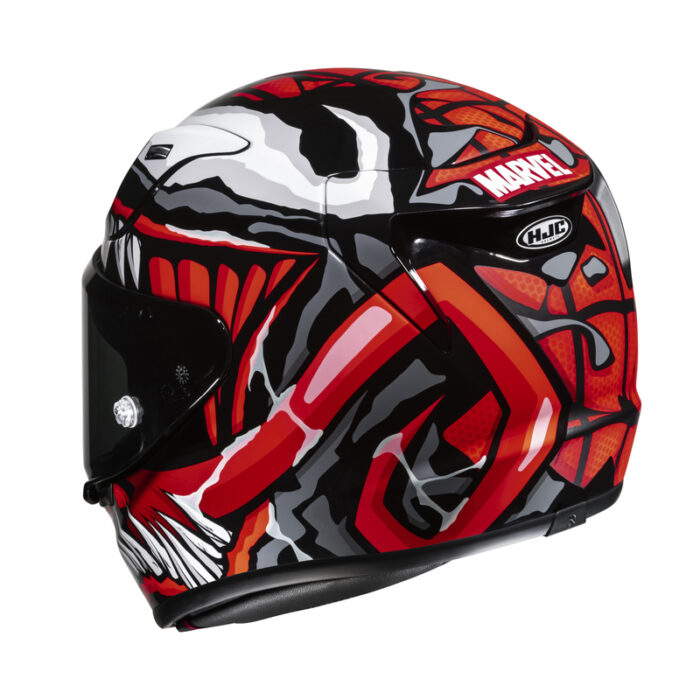 KASK HJC RPHA12 MAXIMIZED VENOM MARVEL BLACK/RED - obrazek 3