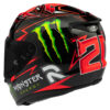 KASK HJC RPHA12 QUARTARARO REPLICA BLACK/RED - obrazek 2