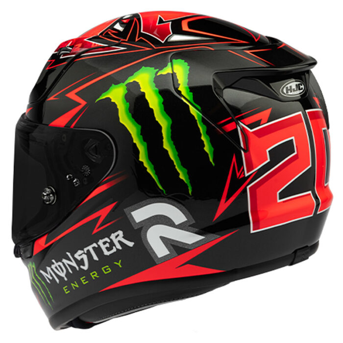 KASK HJC RPHA12 QUARTARARO REPLICA BLACK/RED - obrazek 2