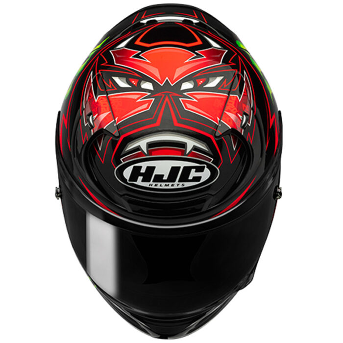 KASK HJC RPHA12 QUARTARARO REPLICA BLACK/RED - obrazek 3