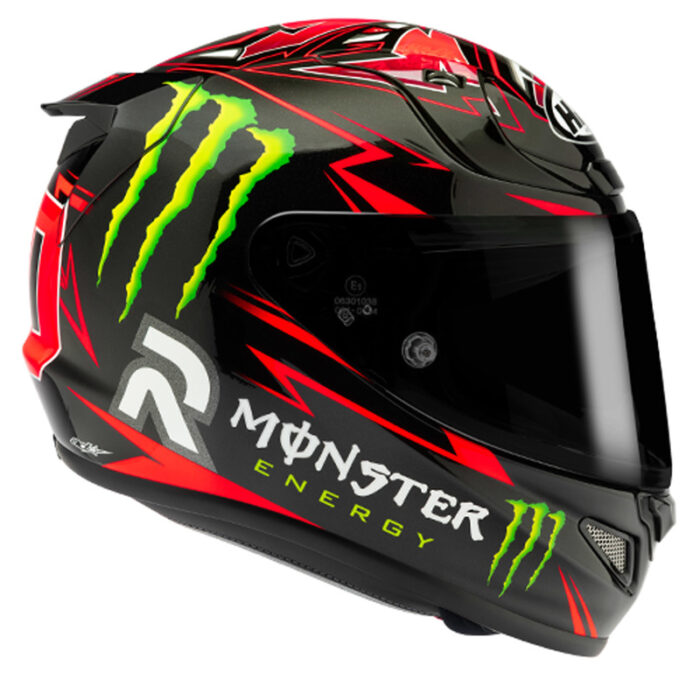 KASK HJC RPHA12 QUARTARARO REPLICA BLACK/RED - obrazek 4