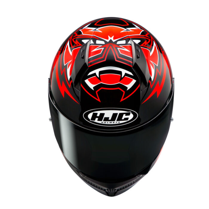 KASK HJC C10 DIABLO MASK BLACK/RED - obrazek 3