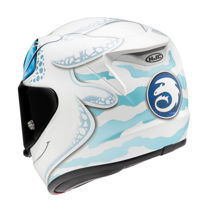 KASK HJC RPHA12 LIGHT FURY UNIVERSAL BLUE/WHITE - obrazek 3