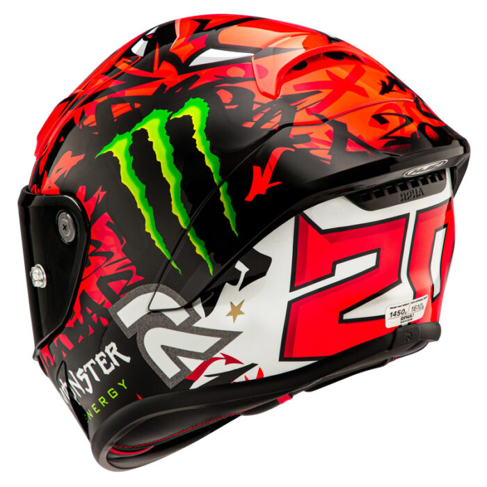 KASK HJC RPHA1 QUARTARARO REPLICA II RED/BLACK - obrazek 4