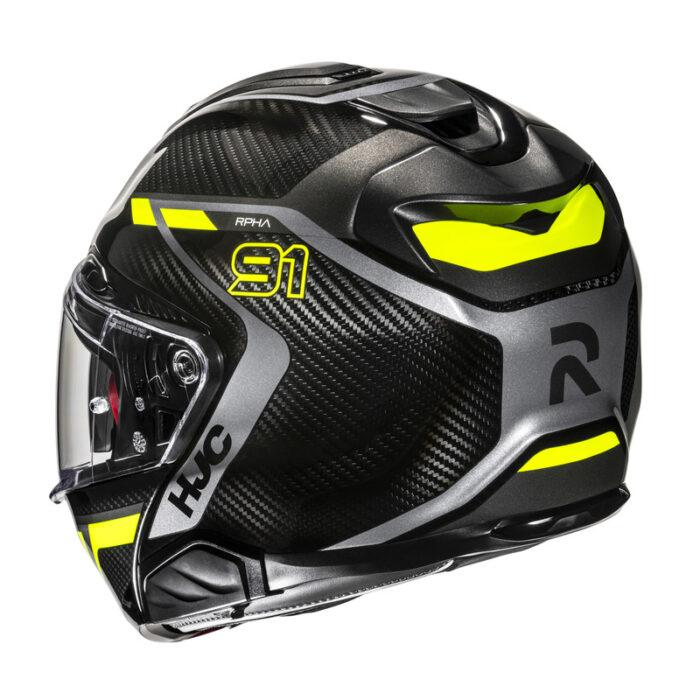 KASK HJC RPHA91 CARBON LAGOS BLACK/YELLOW - obrazek 2