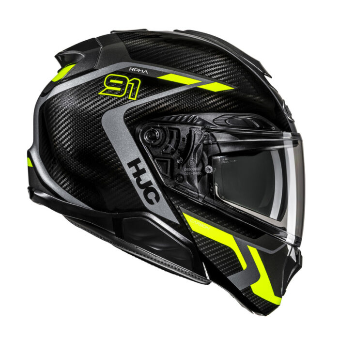 KASK HJC RPHA91 CARBON LAGOS BLACK/YELLOW - obrazek 3