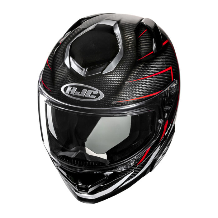 KASK HJC RPHA71 CARBON CANO BLACK/RED - obrazek 2