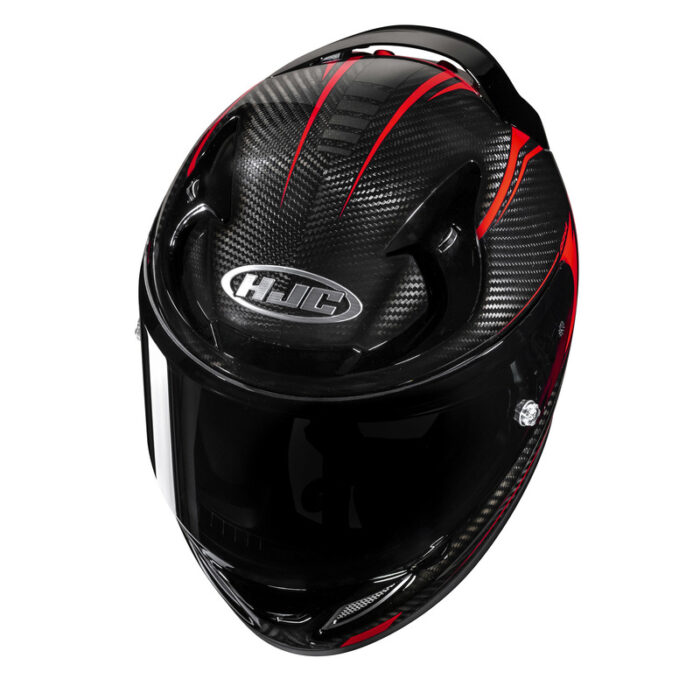 KASK HJC RPHA12 CARBON KERES BLACK/RED - obrazek 2